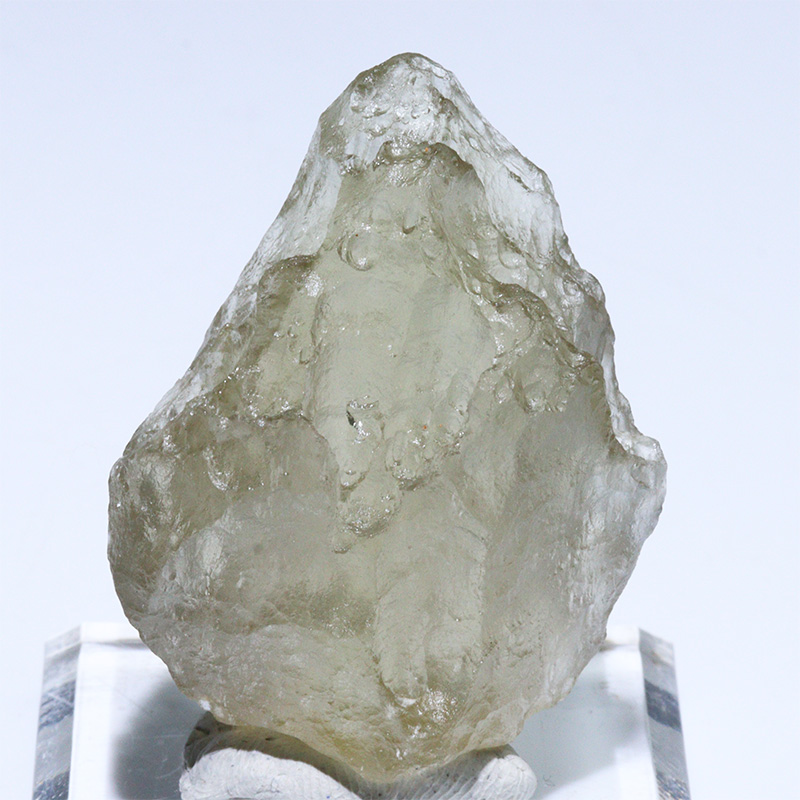 〔D455-18〕トップクォリティ パープルリビアングラス 隕石 原石 鉱物 Libyan desert glass
