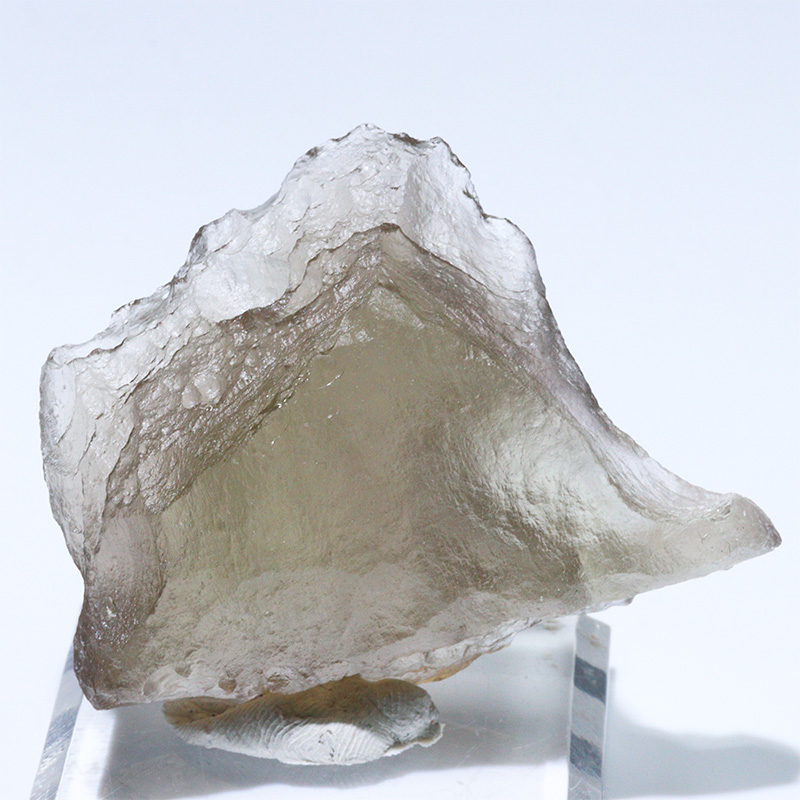 〔D455-3〕トップクォリティ パープルリビアングラス 隕石 原石 鉱物 Libyan desert glass