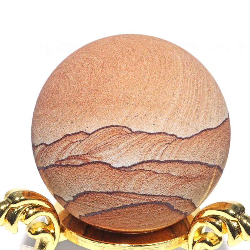 〔D458-11〕約5cm ナバホストーン スフィア サンドストーン Navajo stone【アメリカ・アリゾナ州産】【メール便不可】