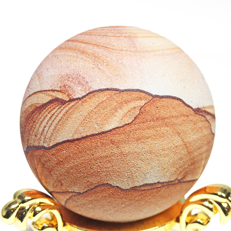 〔D458-15〕約5cm ナバホストーン スフィア サンドストーン Navajo stone【アメリカ・アリゾナ州産】