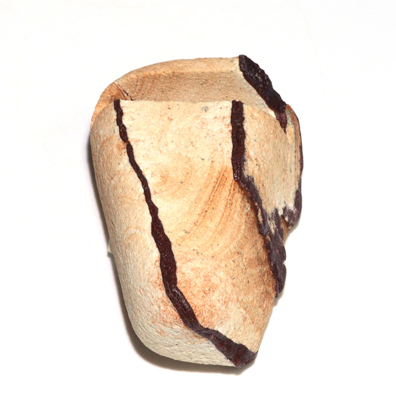 〔D461-7〕ナバホストーン カードスタンド サンドストーン Navajo stone【アメリカ・アリゾナ州産】