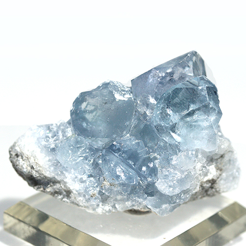 メール便不可 〔D470-23〕マダガスカル産 セレスタイト クラスター Celestite 天青石 セレスティン 浄化 置物