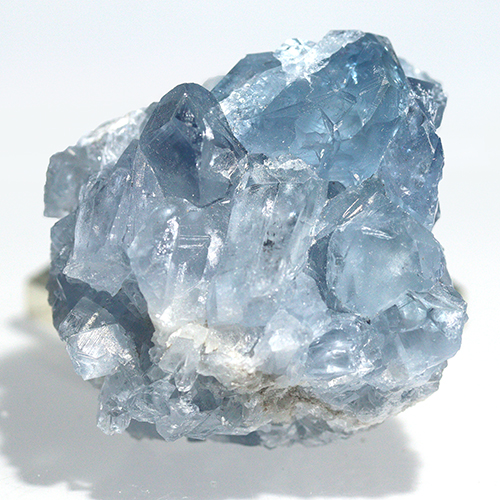 メール便不可 〔D470-37〕マダガスカル産 セレスタイト クラスター Celestite 天青石 セレスティン 浄化 置物