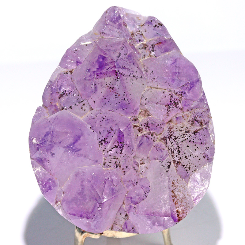 〔D476-11〕卵形 アメジスト原石 ブラジル リオグランデドスル アメティスタドスル産【メール便不可】