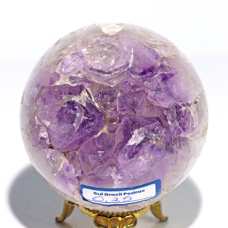 〔D476-4〕約58mm 笑口 アメジスト原石 丸玉 ブラジル リオグランデドスル アメティスタドスル産【メール便不可】