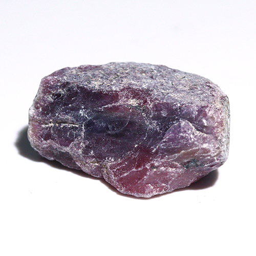 〔D485-15〕マダガスカル産 ルビー スライス Ruby 紅玉 原石 結晶