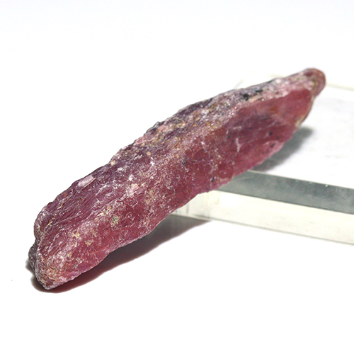 〔D485-21〕マダガスカル産 ルビー スライス Ruby 紅玉 原石 結晶