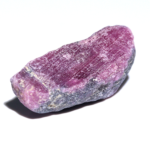 〔D485-3〕マダガスカル産 ルビー スライス Ruby 紅玉 原石 結晶
