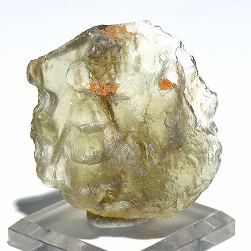 メール便不可 〔D488-18〕ブラックリビアングラス 隕石 原石 鉱物 Libyan desert glass（ブルーライン）