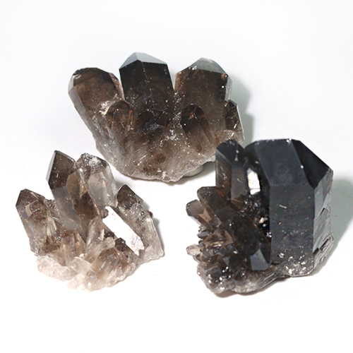 メール便不可 〔D491-13〕ブラジル ミナスジェライス コリント スモーキークォーツ クラスター smoky quartz