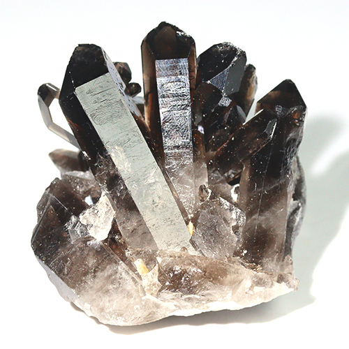 メール便不可 〔D491-2〕ブラジル ミナスジェライス コリント スモーキークォーツ クラスター smoky quartz