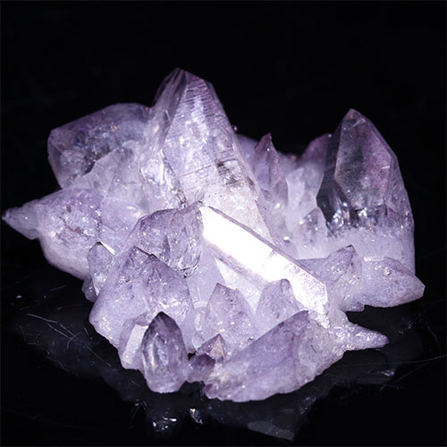 〔D494-18〕極上品 アーカンソー州産 ピンクオーラ クラスター クォーツ ARKANSAS CRYSTAL ギャランティーカード付