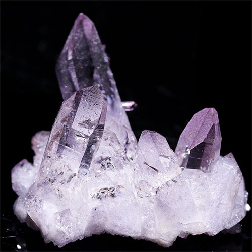 〔D494-20〕極上品 アーカンソー州産 ピンクオーラ クラスター クォーツ ARKANSAS CRYSTAL ギャランティーカード付
