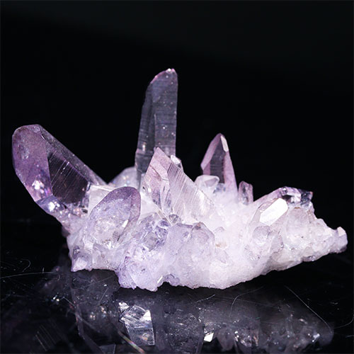 〔D494-22〕極上品 アーカンソー州産 ピンクオーラ クラスター クォーツ ARKANSAS CRYSTAL ギャランティーカード付