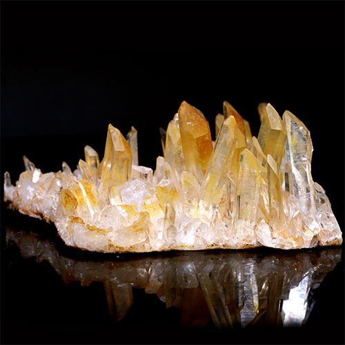 〔D495-10〕High Quality 希少 アーカンソー州産 ゴールデンヒーラー クラスター 水晶 Arkansas Golden Healer