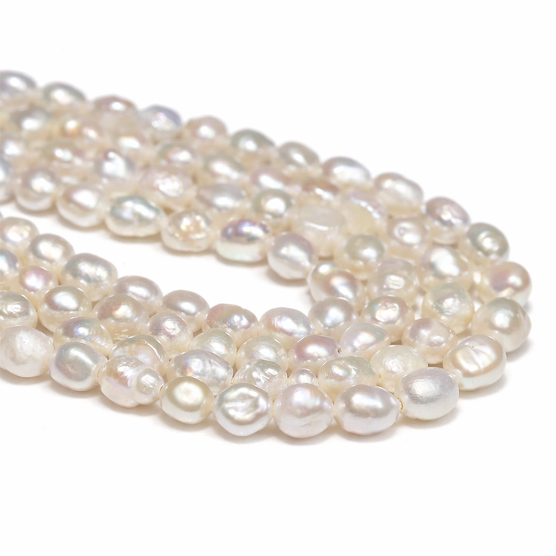 〔E1-105〕約5-6mm 淡水パール 真珠 連材 連売り ハンドメイド アクセサリー素材【ランダム発送】