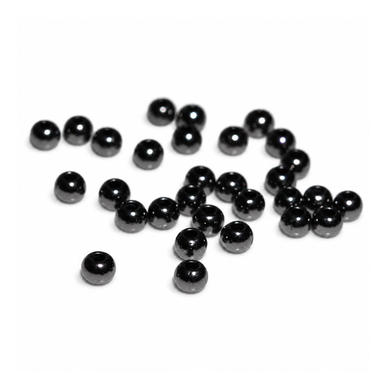 〔G4-100〕約3mm 30個入り ブラックカラー スペーサービーズ アクセサリーパーツ
