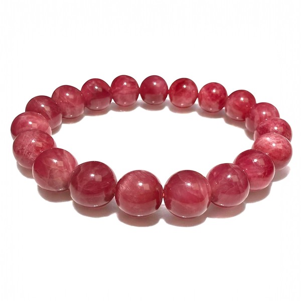 〔K2067-4〕10mm インペリアルロードナイト 鮮やかな赤色 薔薇輝石 ブレスレット【FOREST 天然石 パワーストーン】