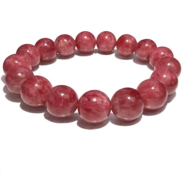 〔K2067-5〕11mm インペリアルロードナイト 鮮やかな赤色 薔薇輝石 ブレスレット【FOREST 天然石 パワーストーン】