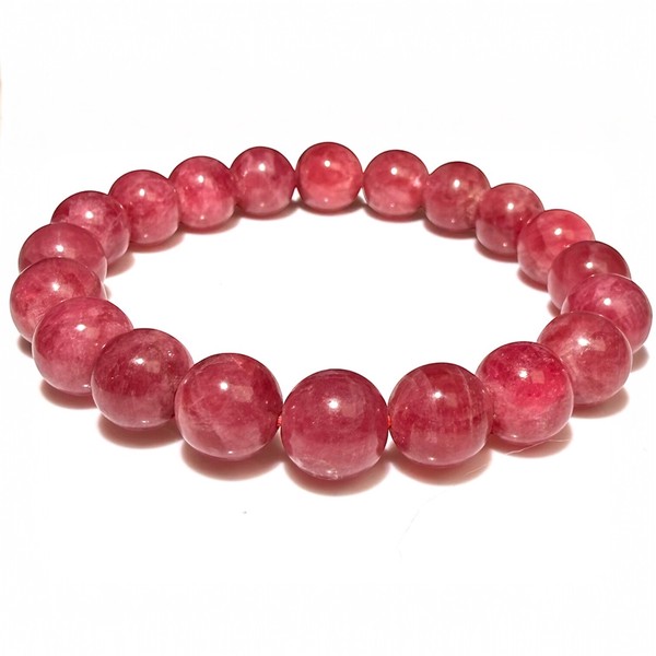 〔K2067-6〕10mm インペリアルロードナイト 鮮やかな赤色 薔薇輝石 ブレスレット【FOREST 天然石 パワーストーン】