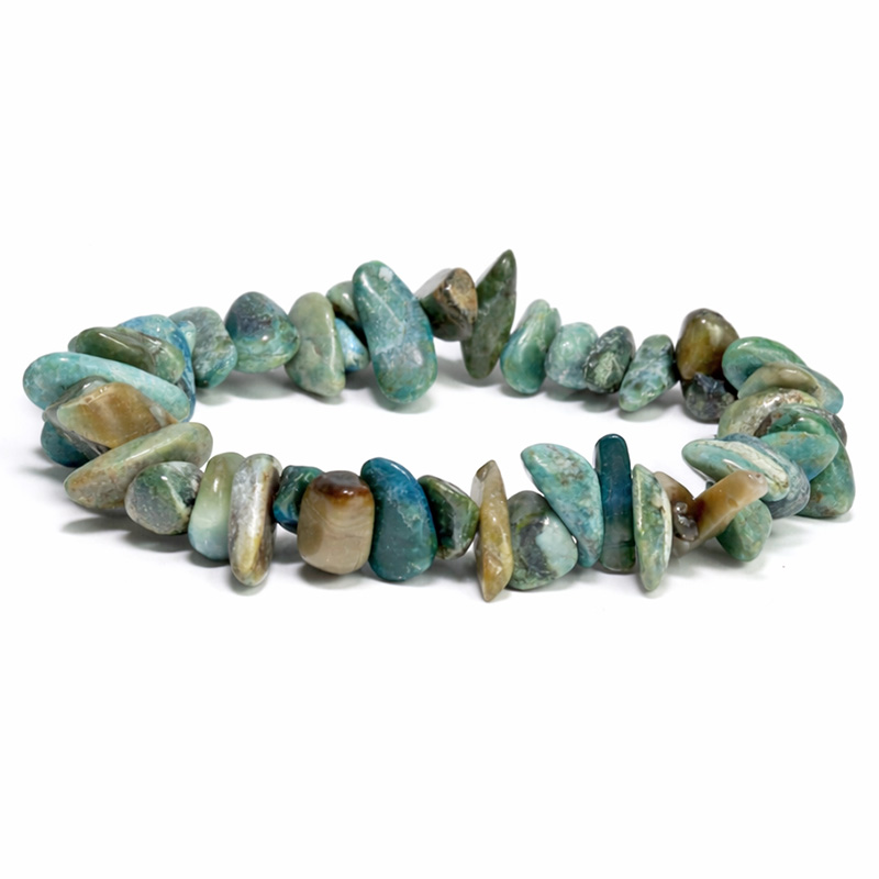 〔K2116-3〕激レア ロシア産ダイアナイト ブレスレット さざレ Dianite【カード付】