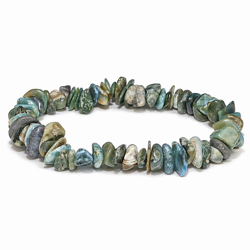 〔K2116-4〕激レア ロシア産ダイアナイト ブレスレット さざレ Dianite【カード付】