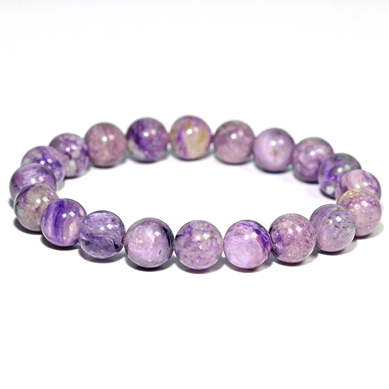 〔K2209-3〕約10mm チャロアイト ブレスレット Charoite チャロ石【FOREST 天然石 パワーストーン】
