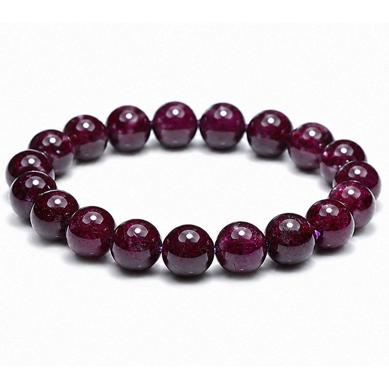 〔K2230-11m〕約11mm ロードライトガーネット ブレスレットRhodolite Garnet 薔薇柘榴石