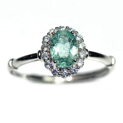 〔R488-4〕ブルートルマリン 指輪 リング サイズフリー  Blue Tourmaline【FOREST  パワーストーン】