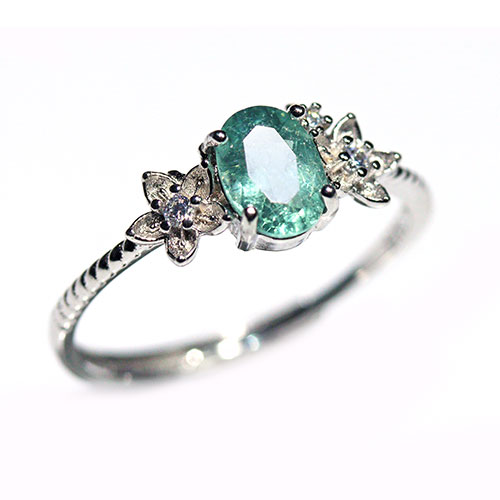 〔R488-6〕ブルートルマリン 指輪 リング サイズフリー  Blue Tourmaline【FOREST  パワーストーン】